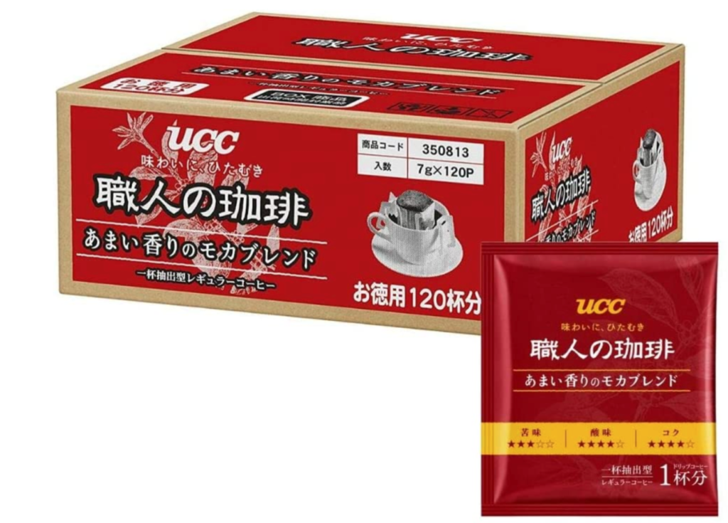 UCC 職人の珈琲 ドリップコーヒー あまい香りのモカブレンド