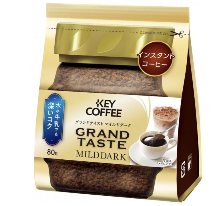 キーコーヒー インスタントコーヒー グランドテイスト マイルドダーク