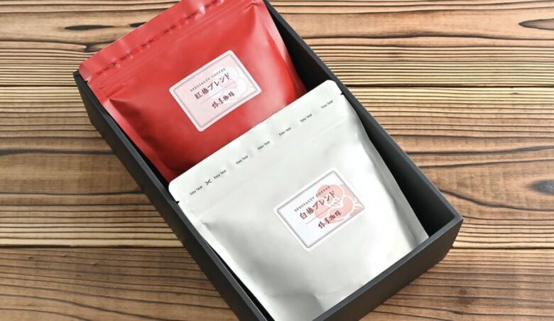 椿屋珈琲 紅白椿ブレンドセット