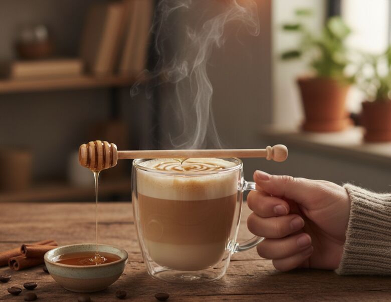 ホットハニーミルクコーヒー