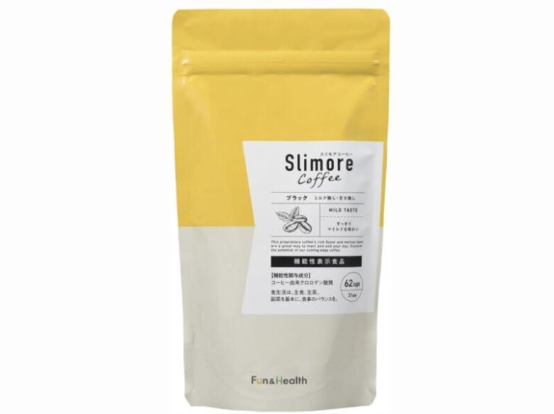 第9位. 糖の吸収を抑えて血糖値上昇を緩やかに「Slimore Coffee」