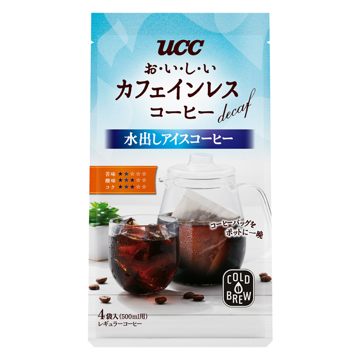 1. 「UCC おいしいカフェインレスコーヒー 水出しアイスコーヒー」