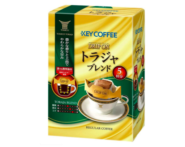 3. ドリップバッグで手軽に「キーコーヒー ドリップオン トラジャブレンド」