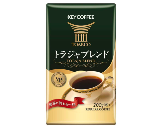 1. スーパーでも買える「キーコーヒー トラジャブレンド」