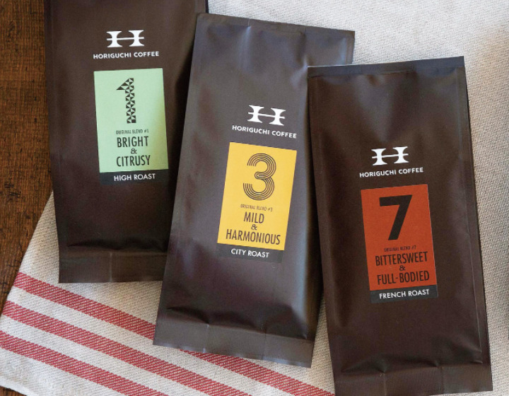 4. ブレンドを追求しシングルオリジンを進化させる「HORIGUCHI COFFEE ブレンドお試しセット」