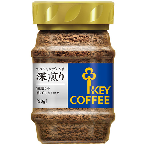 キーコーヒー インスタントコーヒー スペシャルブレンド深煎り 90g