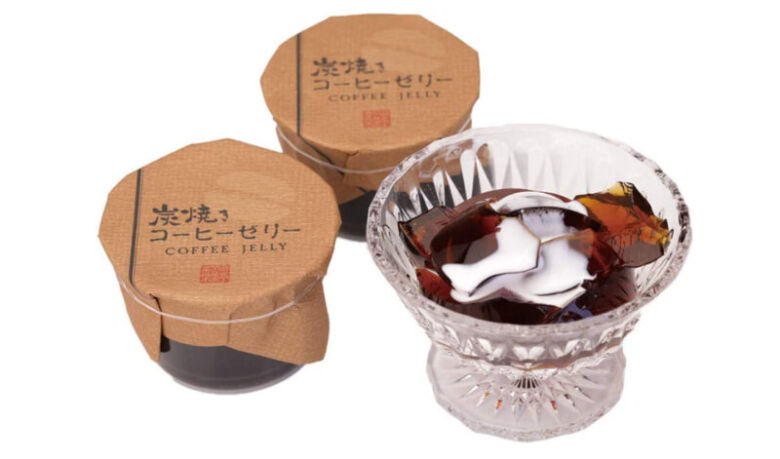 5. 炭焼きコーヒー豆を使った逸品「菜菓亭 菓子処 炭焼きコーヒーゼリー」