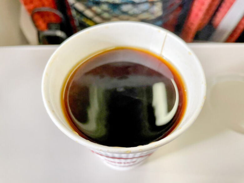 ベックスコーヒーのコーヒーを実際に飲んでみた