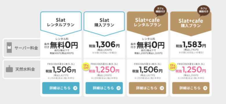 フレシャス スラットカフェの料金とは？2通りのプランを解説