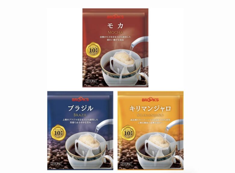 ブルックス ドリップバッグコーヒー ストレート 3種セット