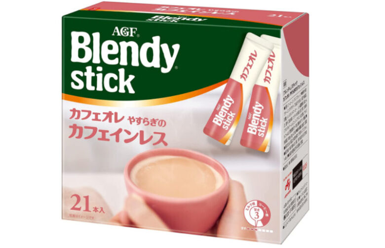 5. いつでもコーヒーを楽しめる「AGF ブレンディ スティックカフェオレ やすらぎカフェインレス」