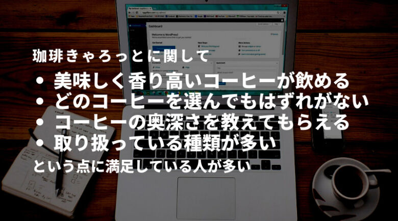 珈琲きゃろっとの評判・口コミ