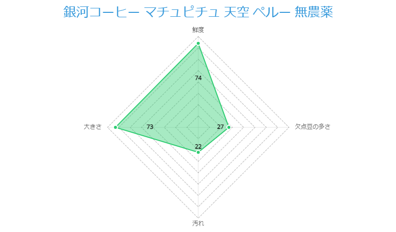 銀河コーヒー マチュピチュ 天空 ペルー 無農薬