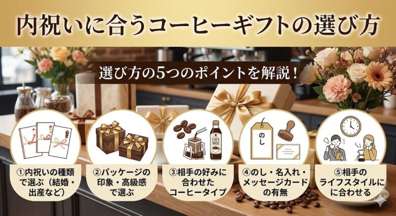 内祝いに合うコーヒーギフトの選び方