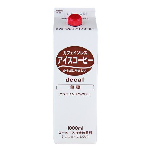 5.ティーランド カフェインレスアイスコーヒー 無糖 1000ml