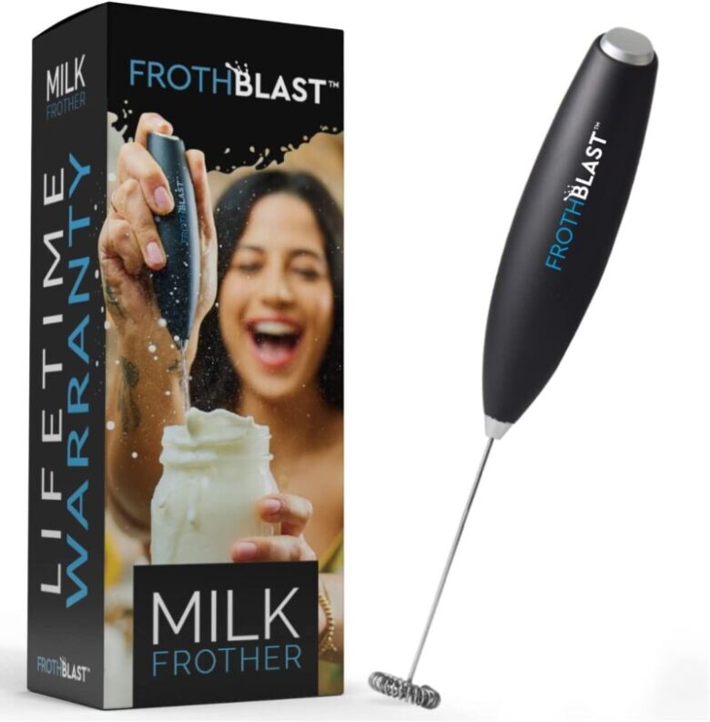 1.超強力なチタンモーターで最強の高速スピード「FrothBlast™ ミルク泡立て器」