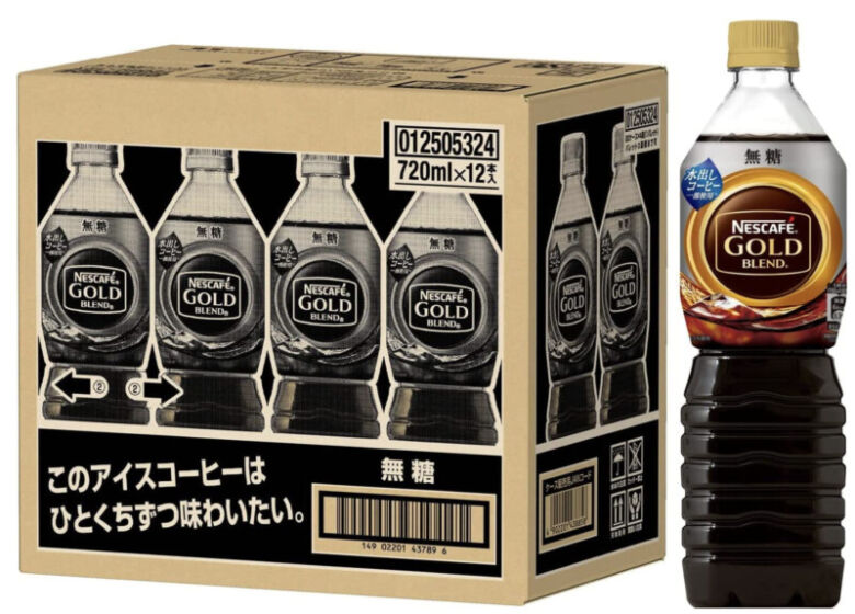 ゴールドブレンド ボトルコーヒー 無糖