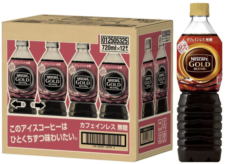 ネスカフェ ゴールドブレンド ボトルコーヒー カフェインレス 無糖