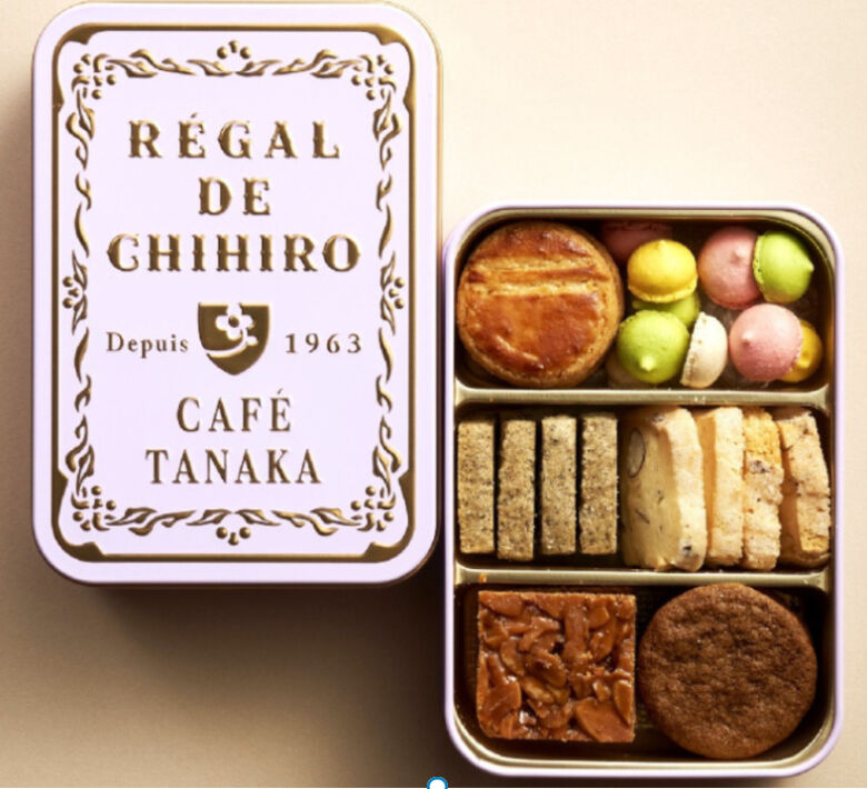 1. レトロおしゃれな缶で大人気「カフェタナカ REGAL DE CHIHIRO ビジュー・ド・ビスキュイ プチ プルミエ」