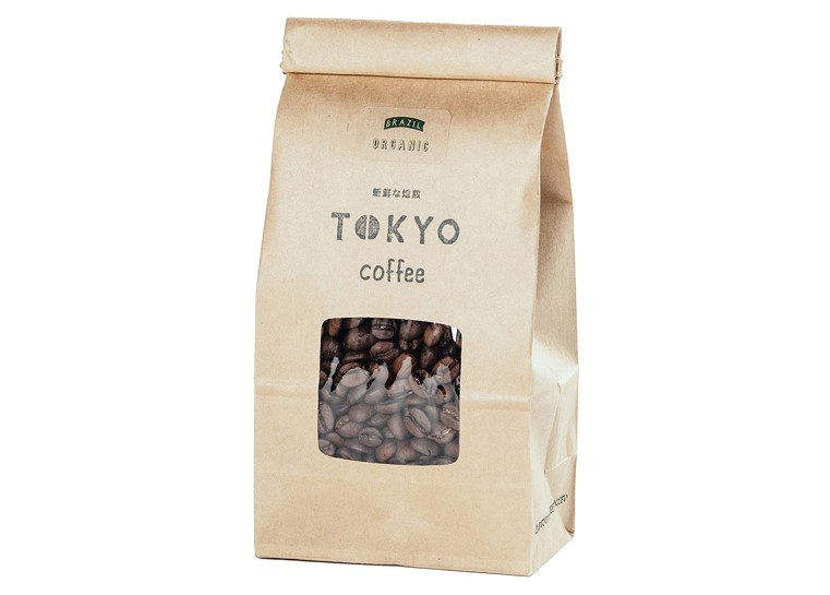 TOKYO　COFFEE ブラジルサントス　自家焙煎オーガニックコーヒー豆