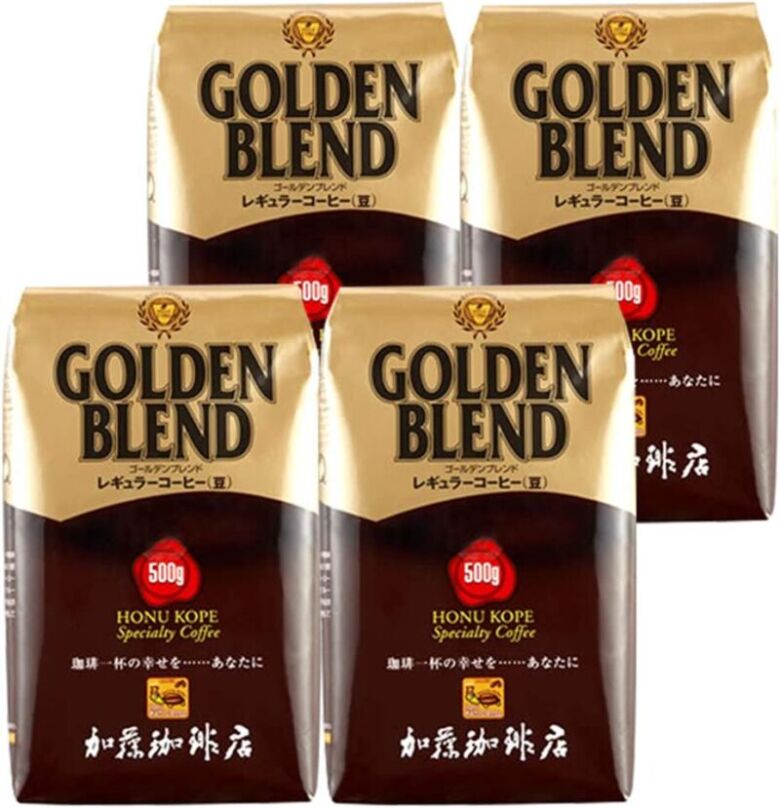 13位. コーヒー好きも認める味わい「加藤珈琲店 ゴールデンブレンド 2kg セット 500g×4 珈琲豆」