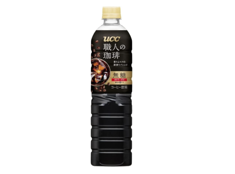 第2位. 天然水100%で抽出した深煎り焙煎「UCC 職人の珈琲 無糖 」