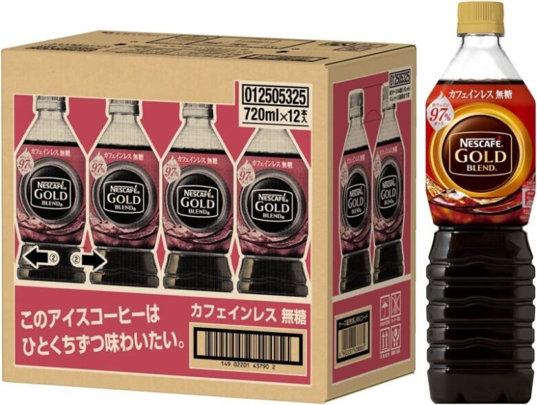 ネスカフェ ゴールドブレンド コク深め カフェインレス ボトルコーヒー 