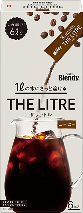 13. 水に溶かすアイスコーヒー「AGF ブレンディ ザリットル コーヒー 6本×3箱 」