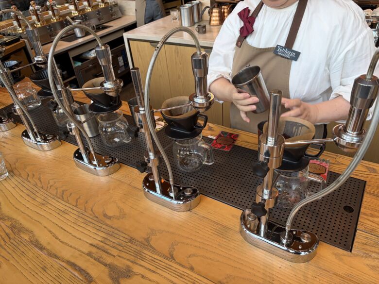 特別なコーヒー体験・メニュー