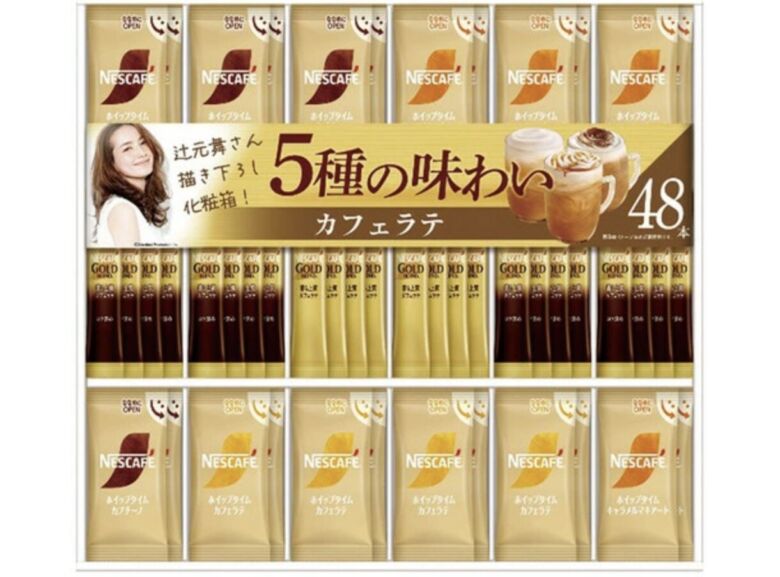 第2位. 人気シリーズを一気に楽しめる「ネスカフェ ゴールドブレンド プレミアムスティックコーヒー」