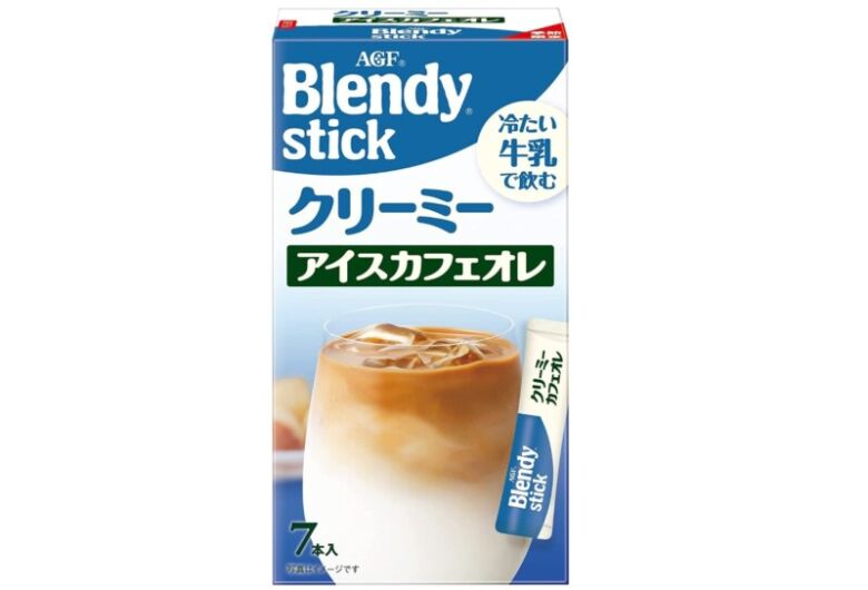 第12位. 牛乳で飲むタイプ「AGF ブレンディ スティック クリーミーアイスカフェオレ 7本×6箱」