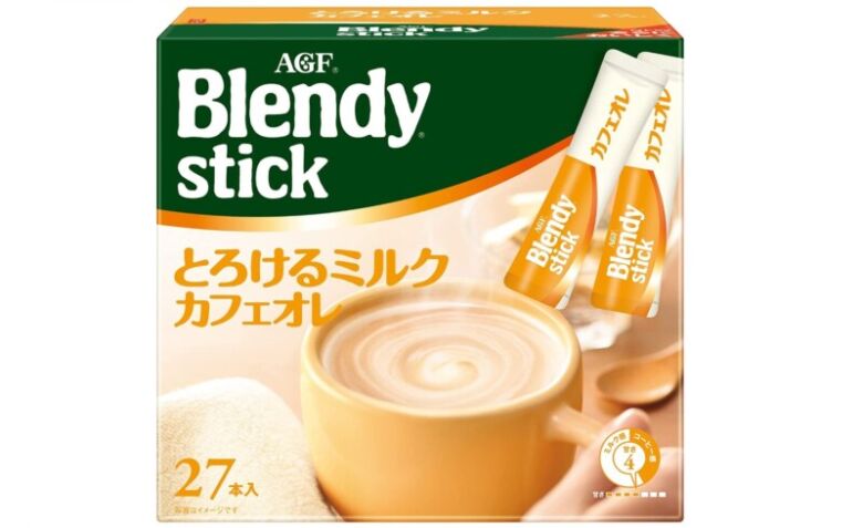 第10位. ミルクのコクと甘さ際立つ「AGF ブレンディ スティック とろけるミルクカフェオレ 27本」