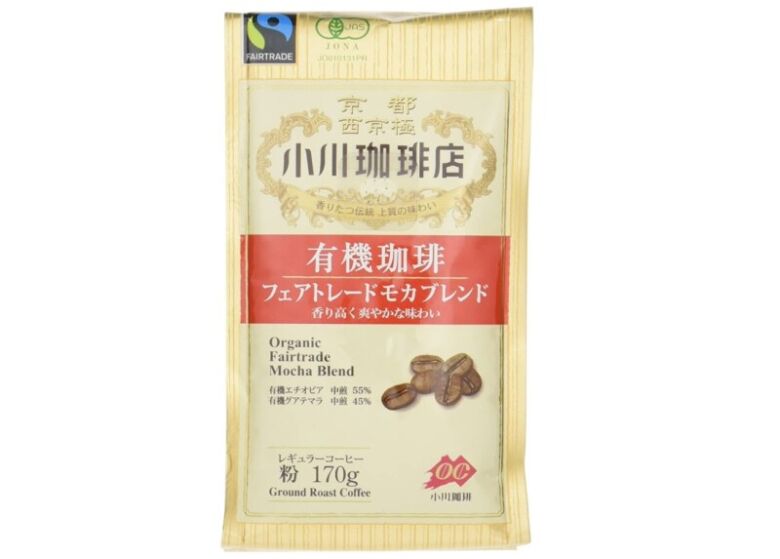 小川珈琲店 有機珈琲フェアトレードモカブレンド 粉 170g