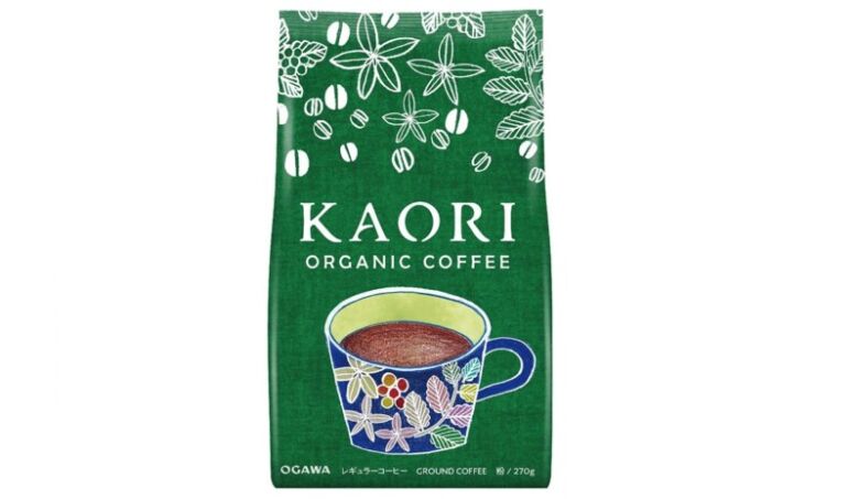 小川珈琲 カオリ オーガニックコーヒー 粉 270g ×3個