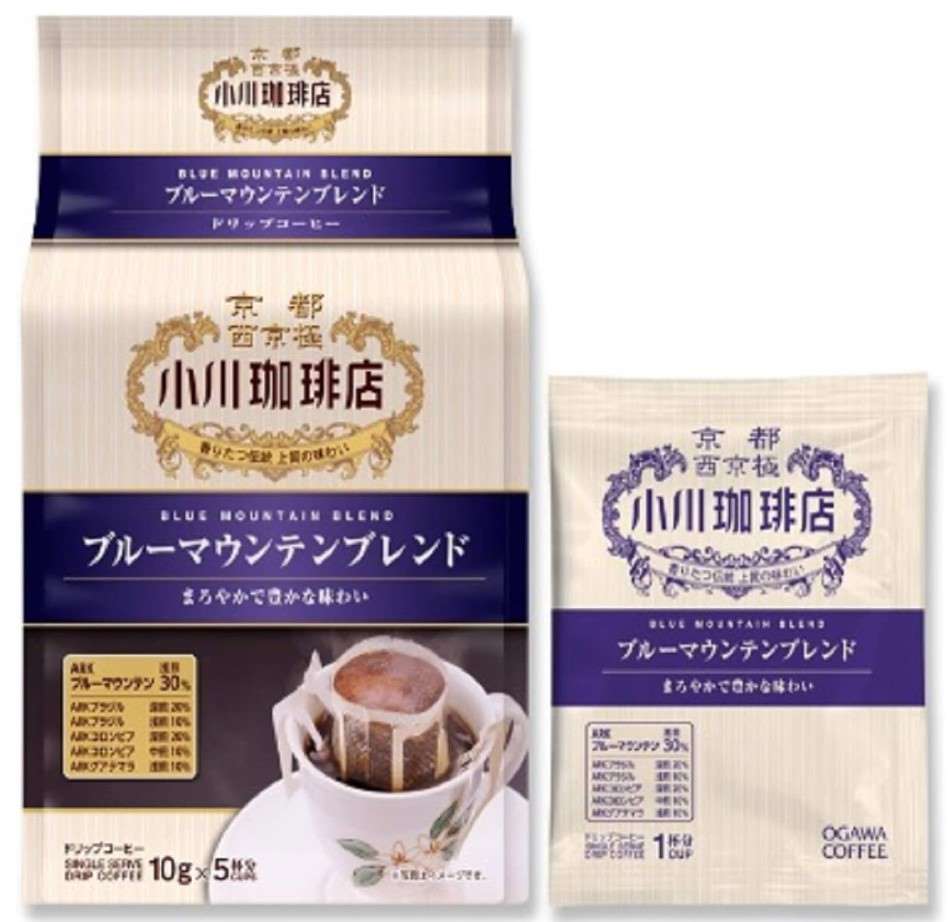 小川珈琲 ブルーマウンテンブレンド ドリップコーヒー 5杯分 ×2袋