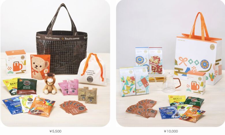 ¥5,500・¥10,000のハッピーバッグの中身