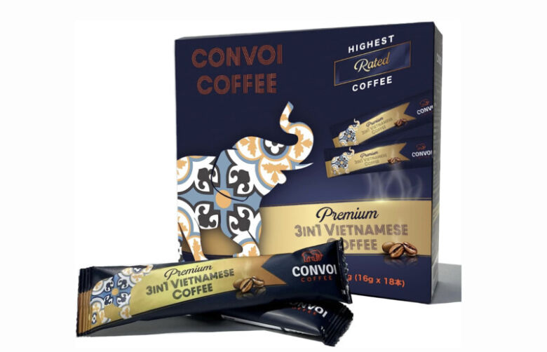 第24位. 本格的なベトナムコーヒーが楽しめる「CONVOI COFFEE 3 in 1 ベトナムインスタントコーヒー 」