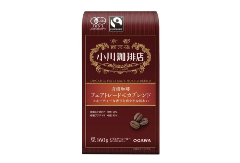 第20位. バランスのよいモカが味わえる「小川珈琲 有機珈琲フェアトレードモカブレンド」