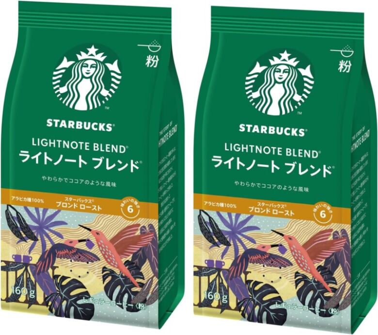 8．中煎りながら落ち着いた味わい「スターバックス コーヒー ライトノート ブレンド」