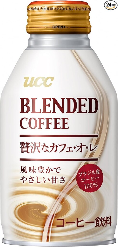 第31位. 優しいミルクの甘さ「UCC ブレンドコーヒー 贅沢なカフェ・オ・レ」