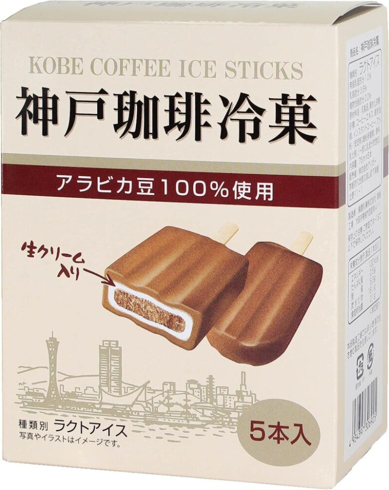 8位．リピーター続出「アイガー 神戸珈琲冷菓5本入 12箱セット」