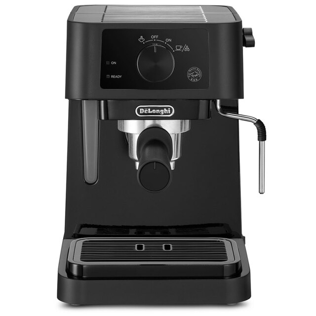 14. 本格エスプレッソを楽しめる「DeLonghi(デロンギ) スティローザ エスプレッソ・カプチーノメーカー EC235J-BK」