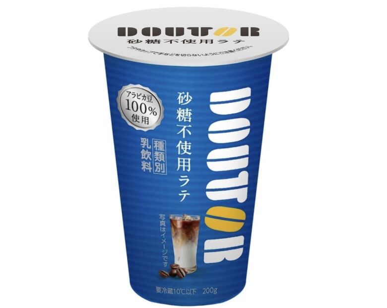 ドトール 砂糖不使用ラテ