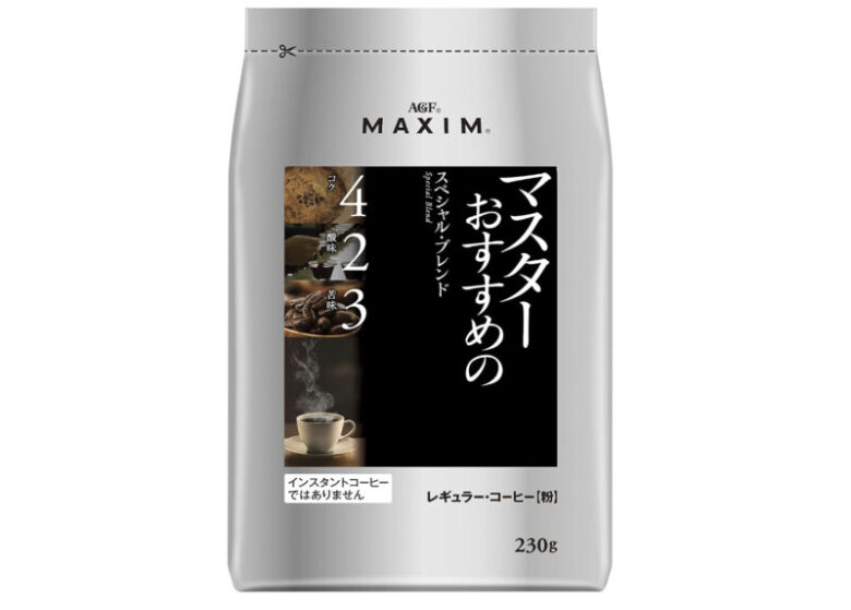 17位．クリアな口当たりとしっかりとしたコク「AGF マキシム レギュラー・コーヒー マスターおすすめのスペシャル・ブレンド」