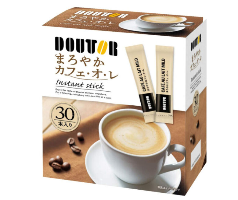 第12位. お店の味を自宅でも「ドトールコーヒー まろやかカフェ・オ・レ インスタントスティック」