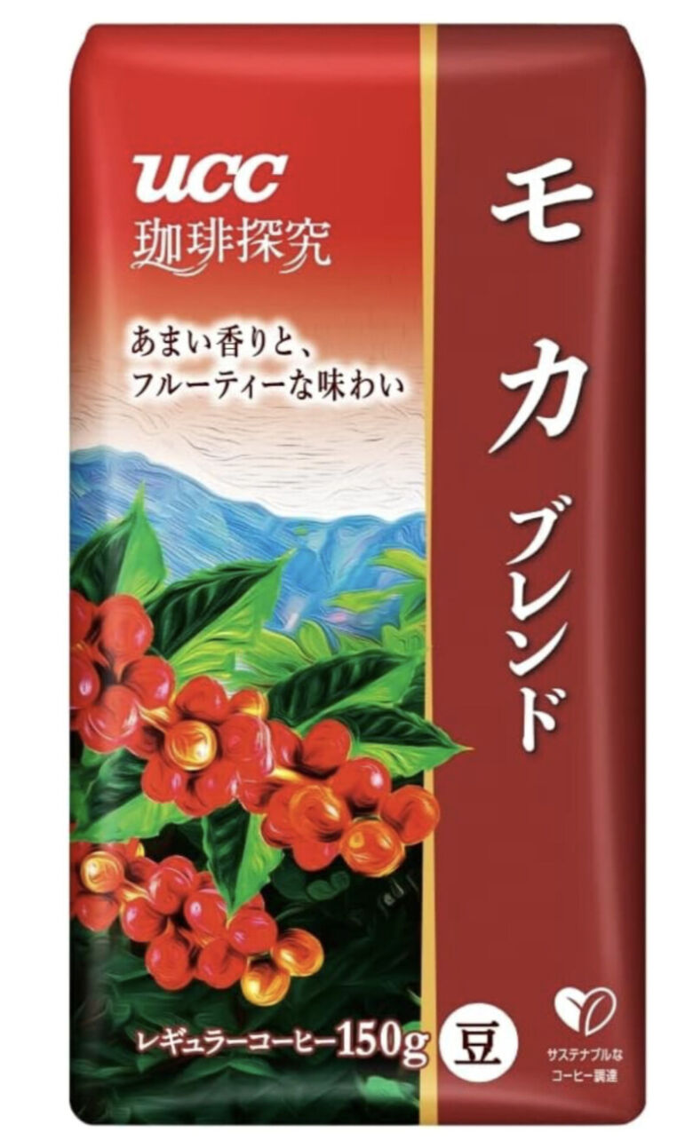 第18位.甘い香りとまろやかな口あたり「UCC 珈琲探究 炒り豆 モカブレンド