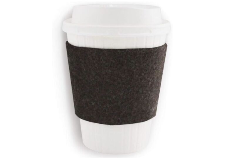 13位.日本製のフェルト生地だから安心感がある「Felt Cup Sleeve」