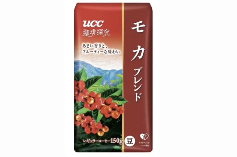 4. 甘い香りとまろやかな口あたり「UCC 珈琲探究 炒り豆 モカブレンド」