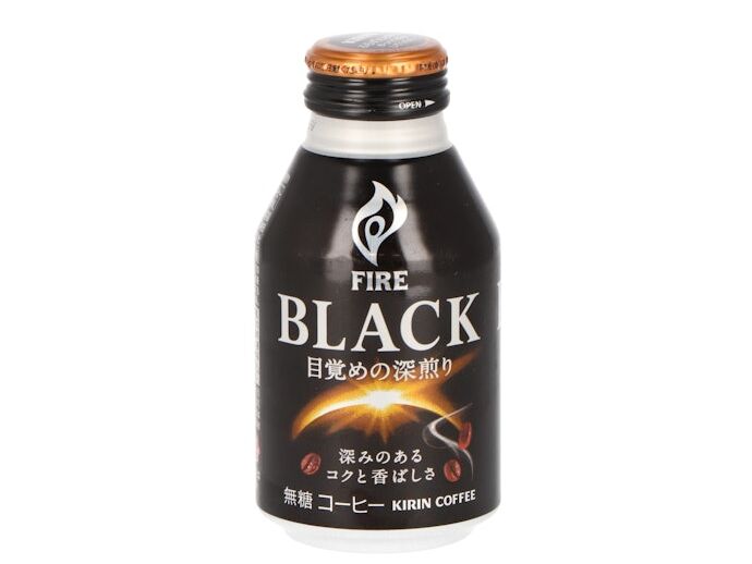 12位. 直火焙煎の濃厚な飲みごたえが特徴「KIRIN  ファイア ブラック 目覚めの深煎り」