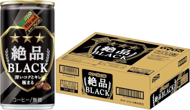 5位. おいしさを追求したこだわりの缶コーヒー「ダイドー  絶品BLACK」